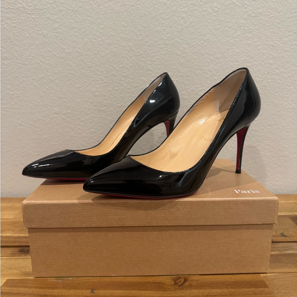 Christian Louboutin Black Patent Heels